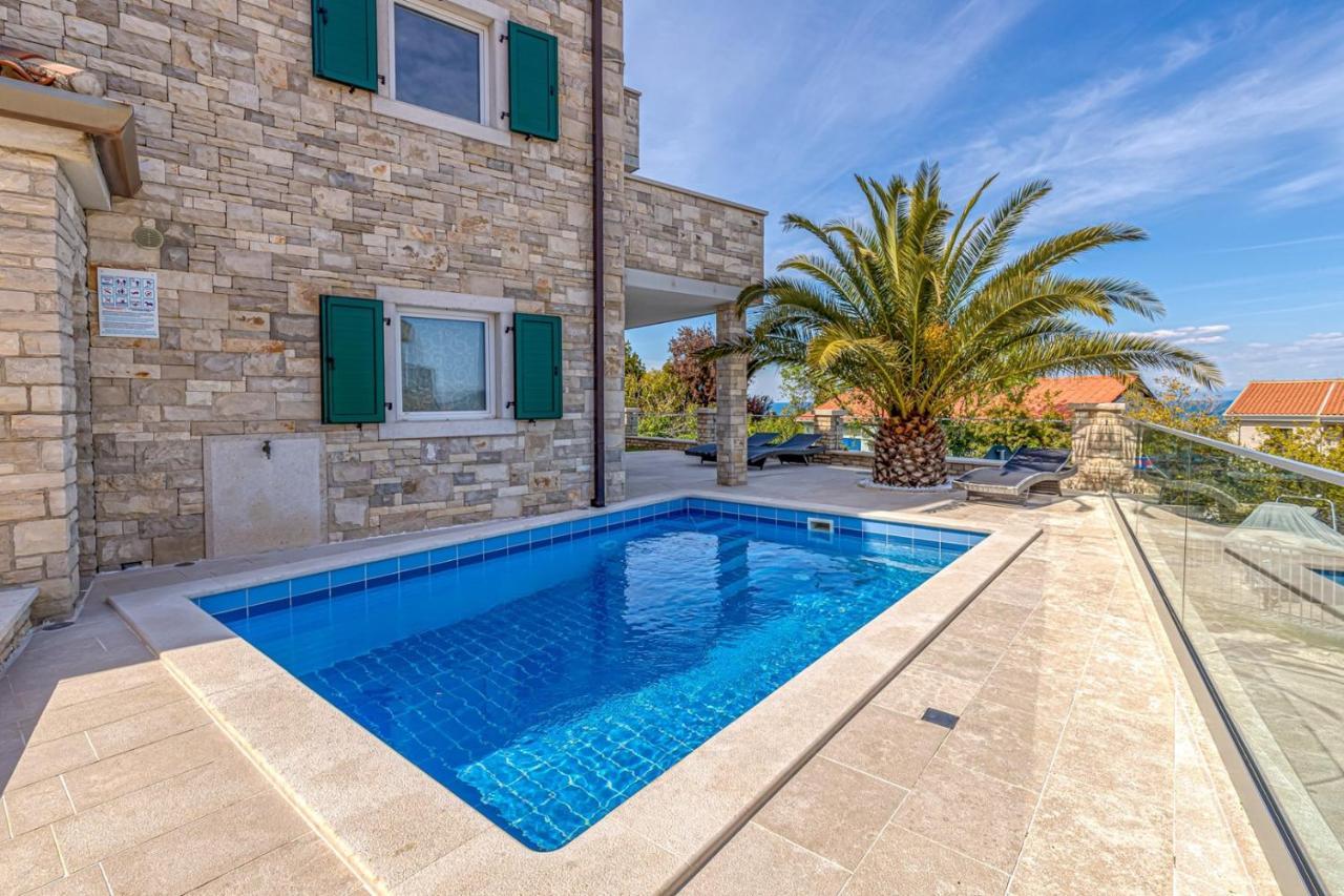 Villa Milena With Pool And Sea View Crveni Vrh Exteriör bild
